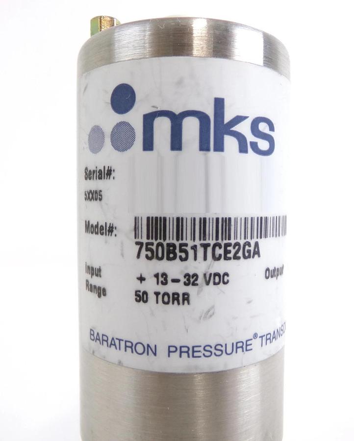 Used MKS Instruments 750B51TCE2GA Baratron Pressure Transducer Surplus