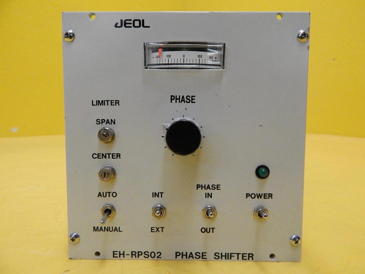 Used JEOL EH-RPS02 Manual Adjustable -/+180° Phase Shifter Used Working