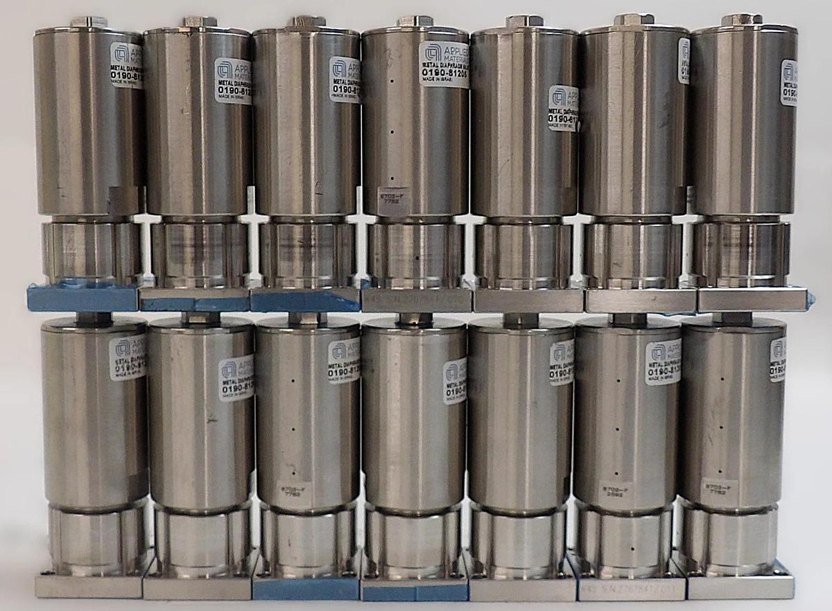Used AMAT Applied Materials 0190-81205 Pneumatic Diaphragm Valve Lot of 14 Working