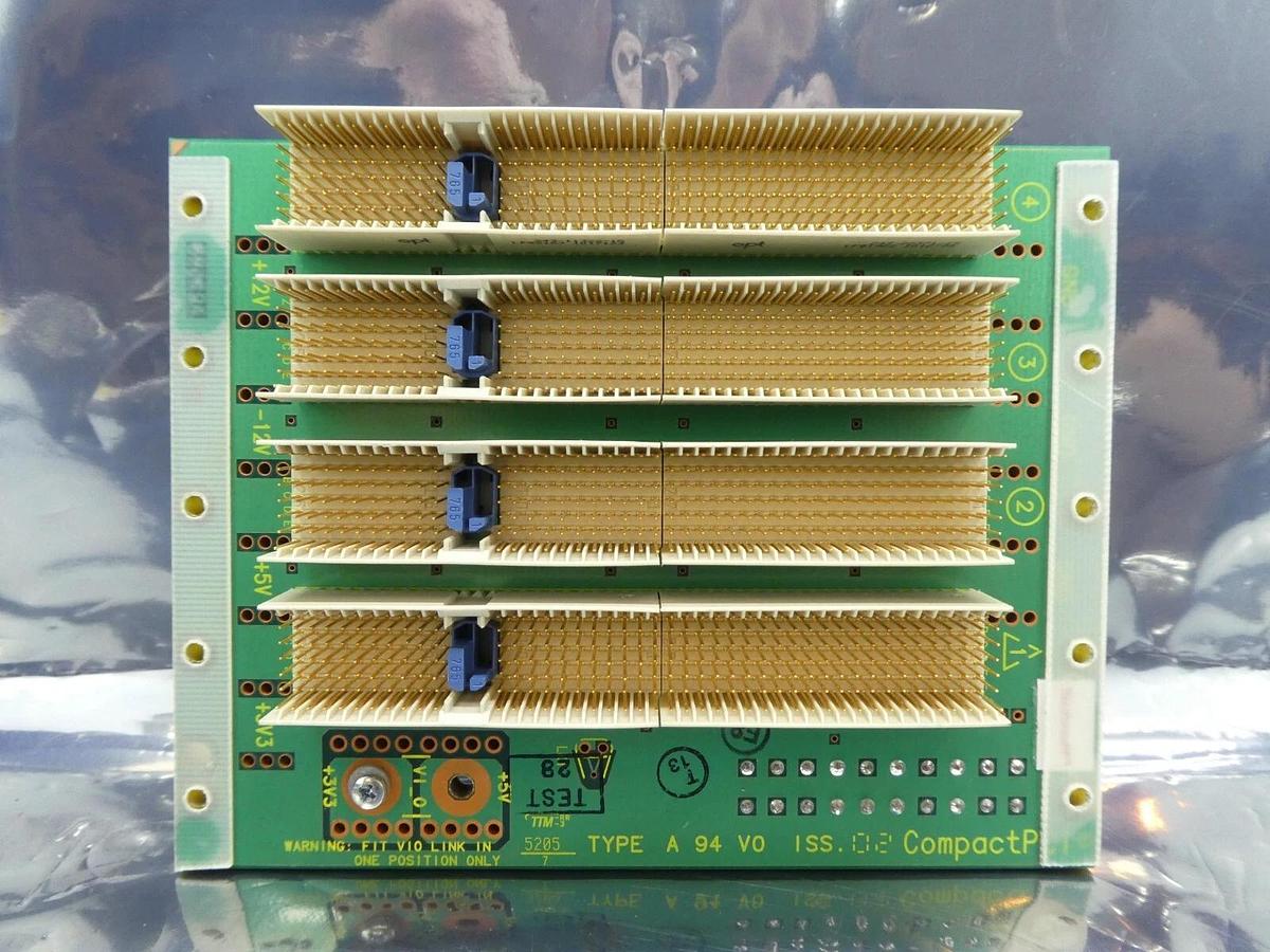Used Schroff 06-01695890 CompactPCI Backplane PCB 321194 Working Surplus