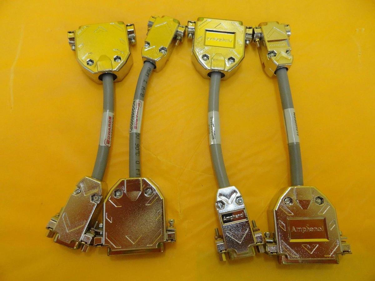 Edwards NGG058000(P) DWG Interface Cable NGG058010 Lot of 4 New