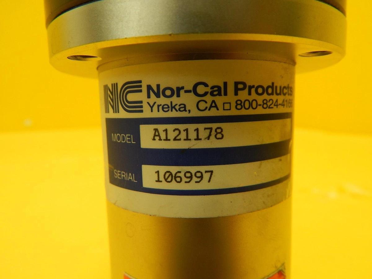 Used Nor-Cal Products A121178 Manual Angle Isolation Valve Used Working