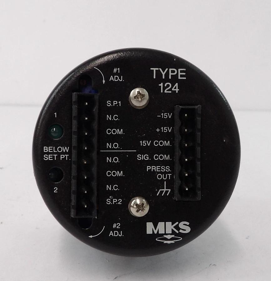 Used MKS Instruments 124AA-001000BB Baratron Type 124 1000 TORR Working Surplus