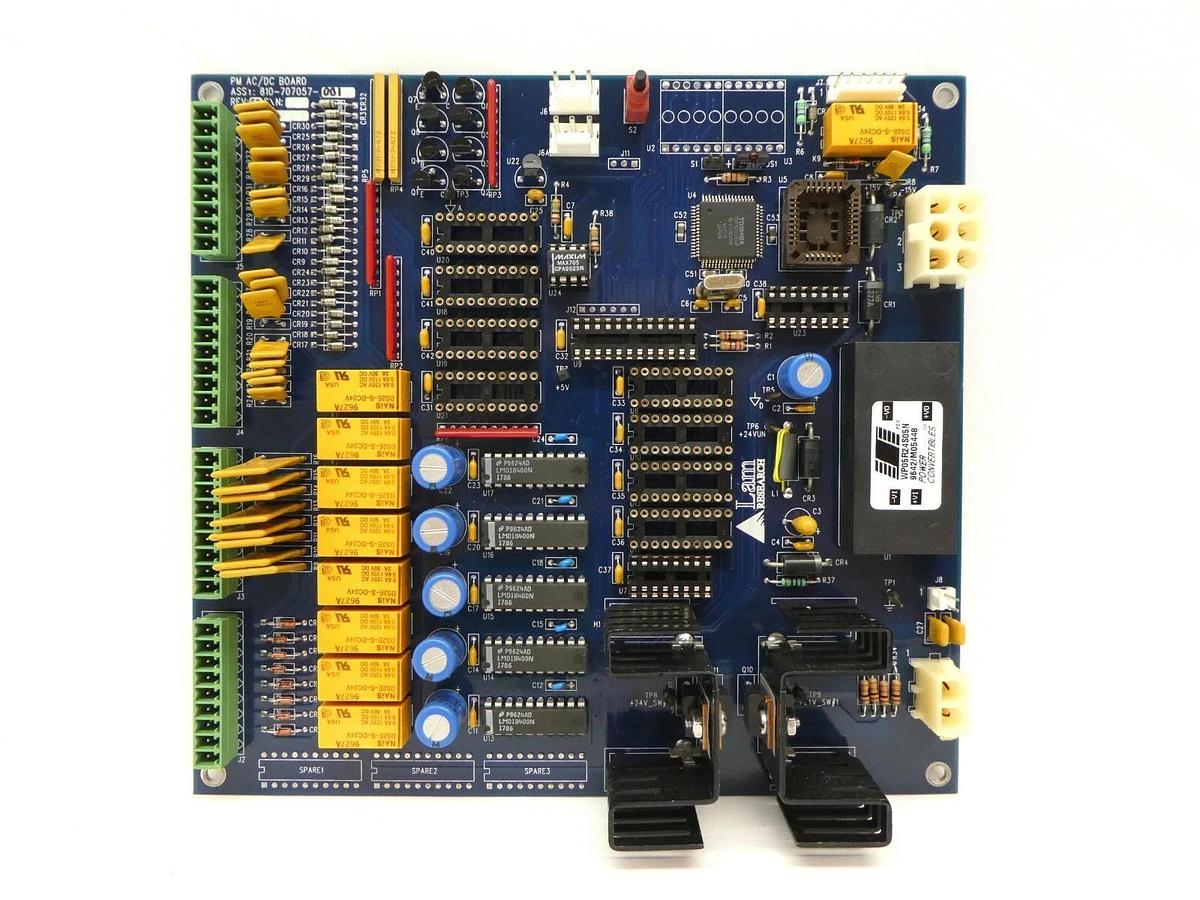 Used Lam Research 810-707057-001 PM AC/DC Board PCB Rev. E3 FPD Continuum Spare