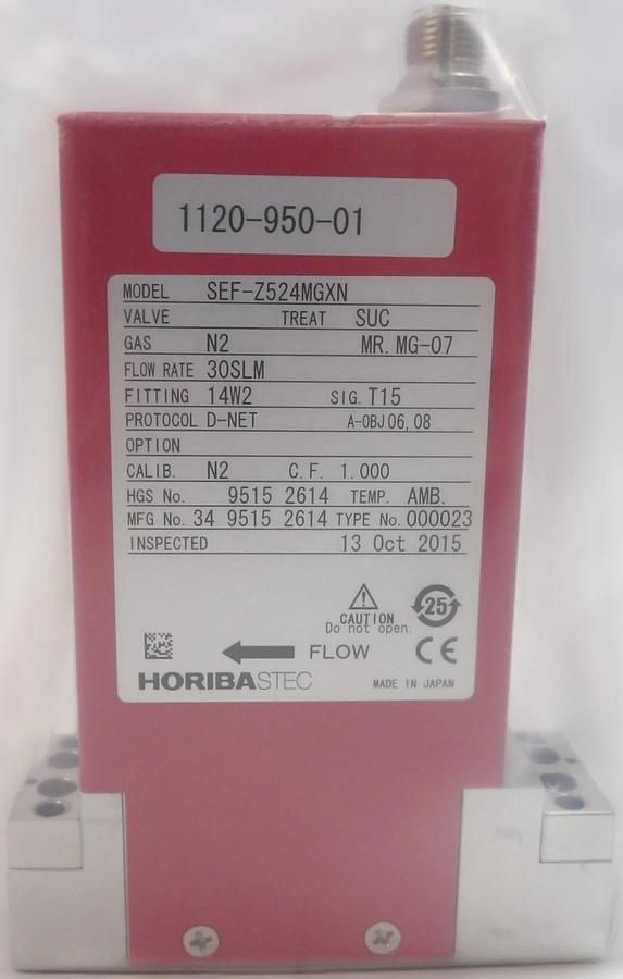 Horiba STEC SEF-Z524MGXN Mass Flow Controller MFC Z500 30 SLM H2 Lot of 2 New