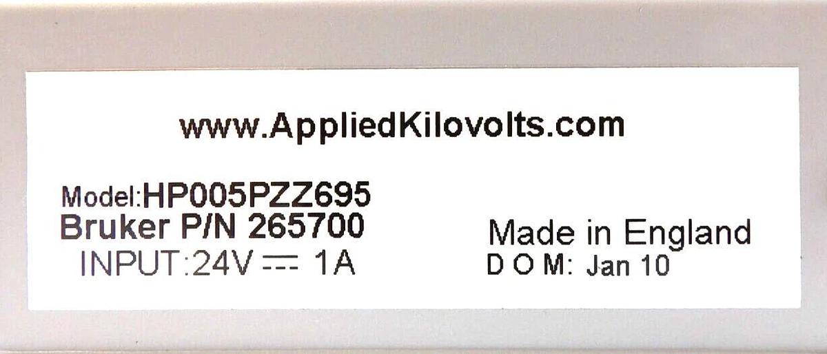 Used Applied Kilovolts HP Power Set of 3 Bruker 265537 265700 UltrafleXtreme Working