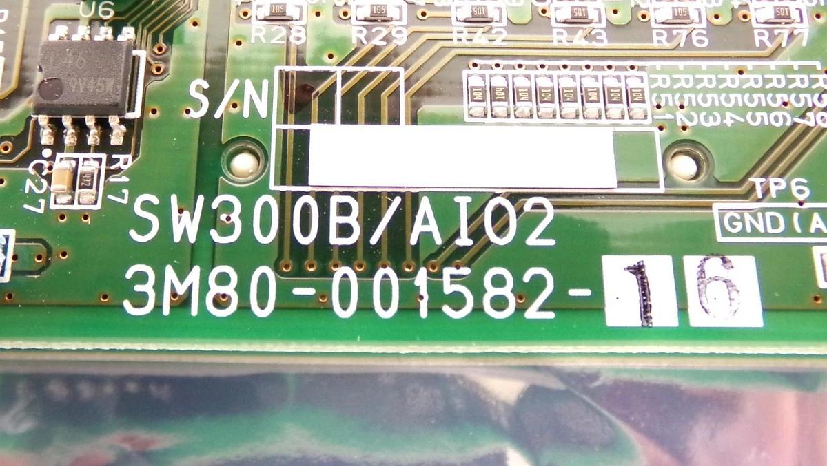 Used TEL Tokyo Electron 3M80-001585-17 Processor PCB SW300B/GAS4 SW300B/AI02 Working