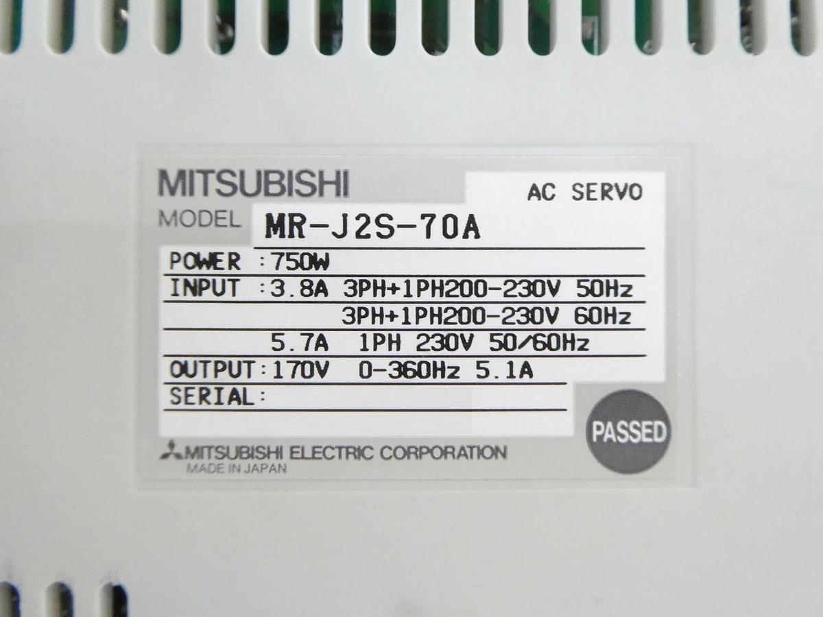 Used Mitsubishi MR-J2S-70A MR-J2S-350A MR-J2S-20B Servo Drive Lot of 22 Working