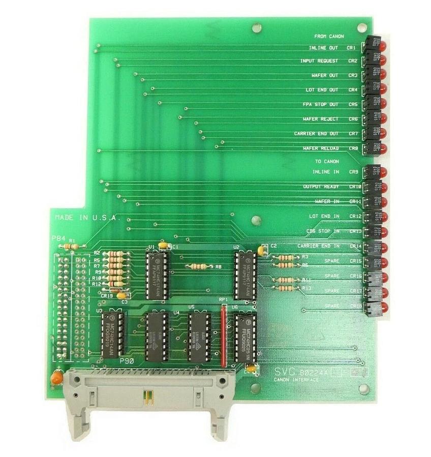 Used SVG Silicon Valley Group 80224A-01 Canon Interface PCB 99-80224-01 Working Spare