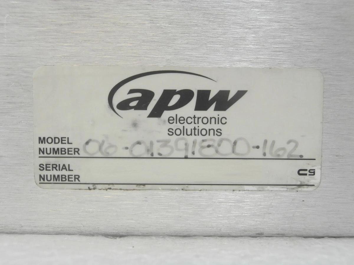 Used APW Electronic Solutions 06-01391800-162 MC2 Controller Module Novellus Working