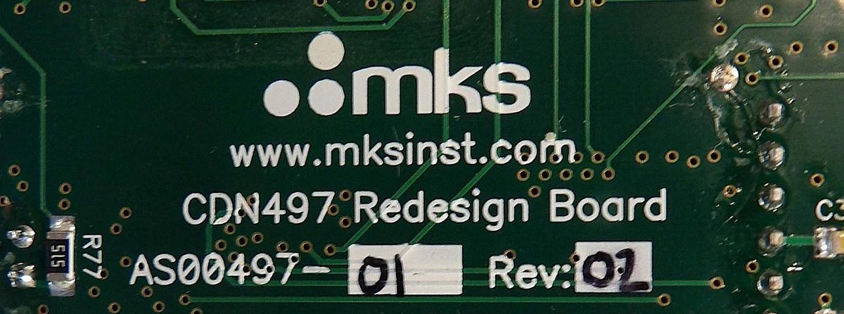 Used MKS Instruments AS01500-53 Interlock Module PCB Card AMAT 0190-37795 Working
