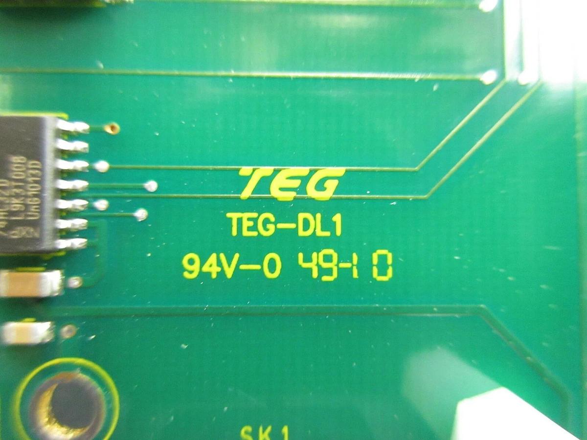 Used Edwards D37232212 Processor Board PCB EGM TEG-DL1 Used Working