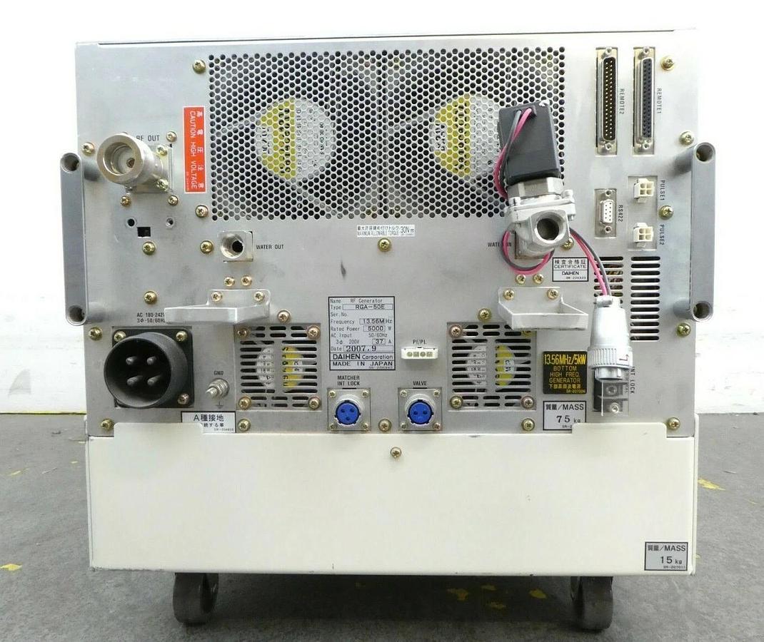 Used Daihen RGA-50E HF RF Power Generator TEL Tokyo Electron 3D80-002263-11 Working