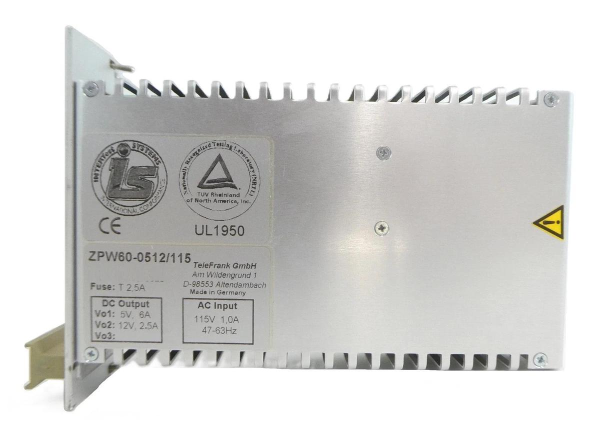 Used TeleFrank ZPW60-0512/115 Power Supply Card Working Surplus