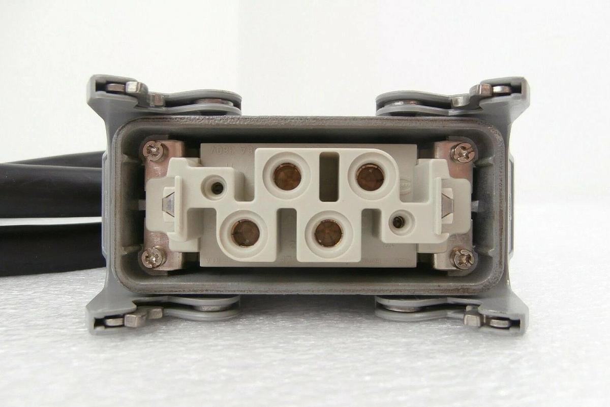 Used Edwards E21909516 iQDP Power Plug with 8.5 Foot Cable 2.5M iQDP40 iQDP80 Working