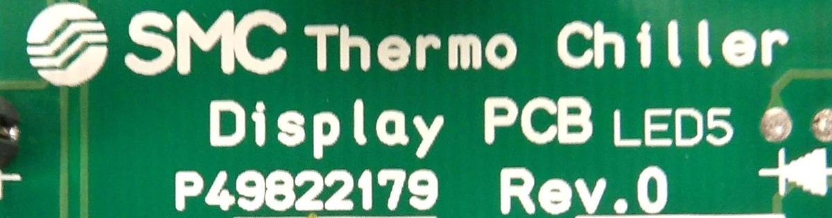 Used SMC P49822179 Thermo Chiller LCD Display Panel PCB Assembly Working Surplus