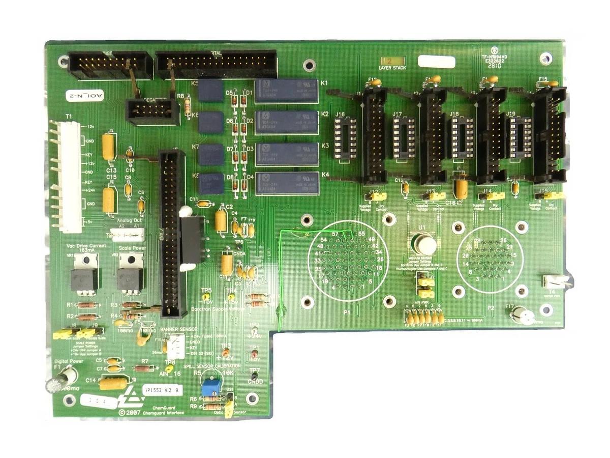 Used Air Products AP1552 4.2 9 ChemGuard Interface PCB AOI_N-2 Working Surplus