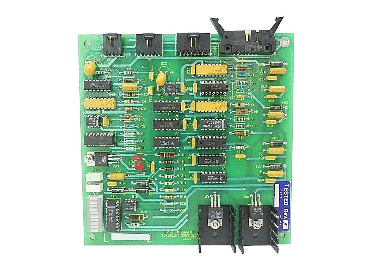 Used Varian Semiconductor VSEA D-E15000710 Load Lock Interface PCB Rev. 5 Working