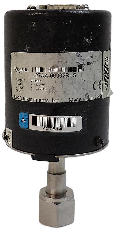 Used MKS Instruments 127AA-00002B--S Baratron Transducer Type 127 Working
