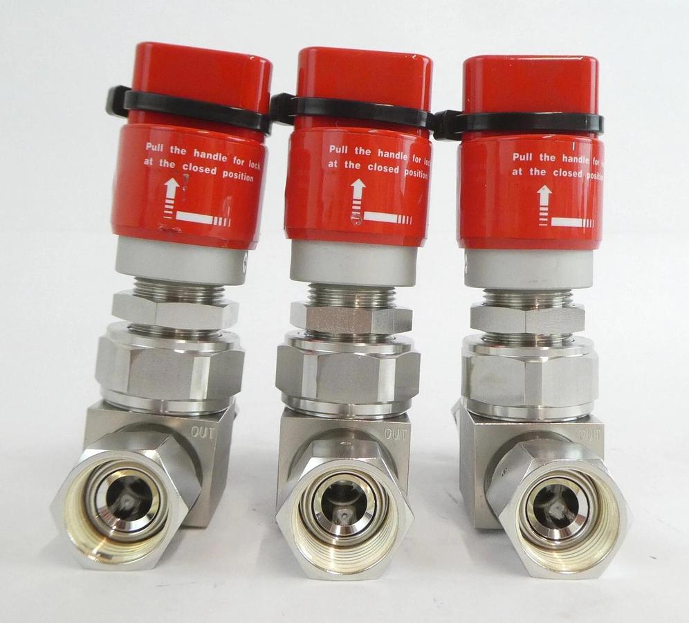 Used Fujikin 316L Manual Diaphragm Valve Reseller Lot of 9 Working Surplus
