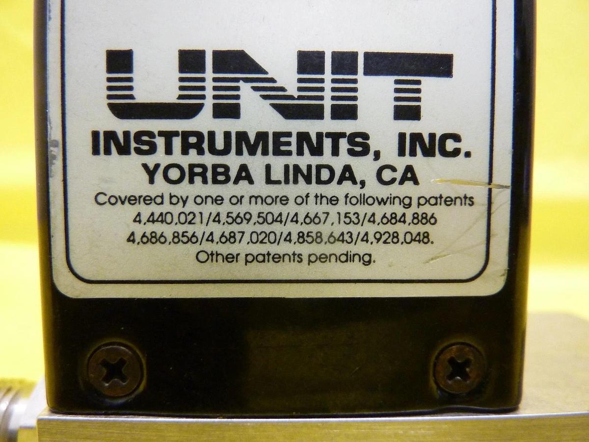 Used UNIT Instruments 1100-100137 Mass Flow Meter UFM-1100 200 SCCM N2 Used Working
