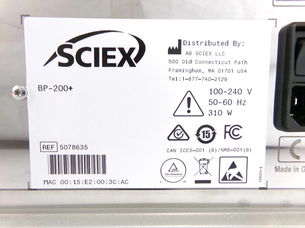 Used AB Sciex 5078635 Binary Pump Module BP-200+ Spectrometer Untested As-Is
