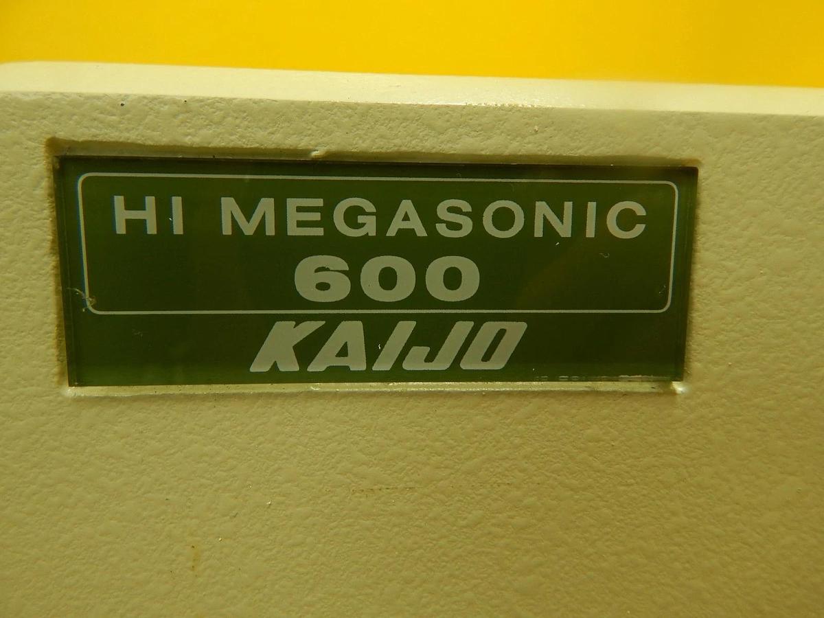 Used Kaijo Denki 6848 Ultrasonic Generator HI MEGASONIC 600 Working Surplus