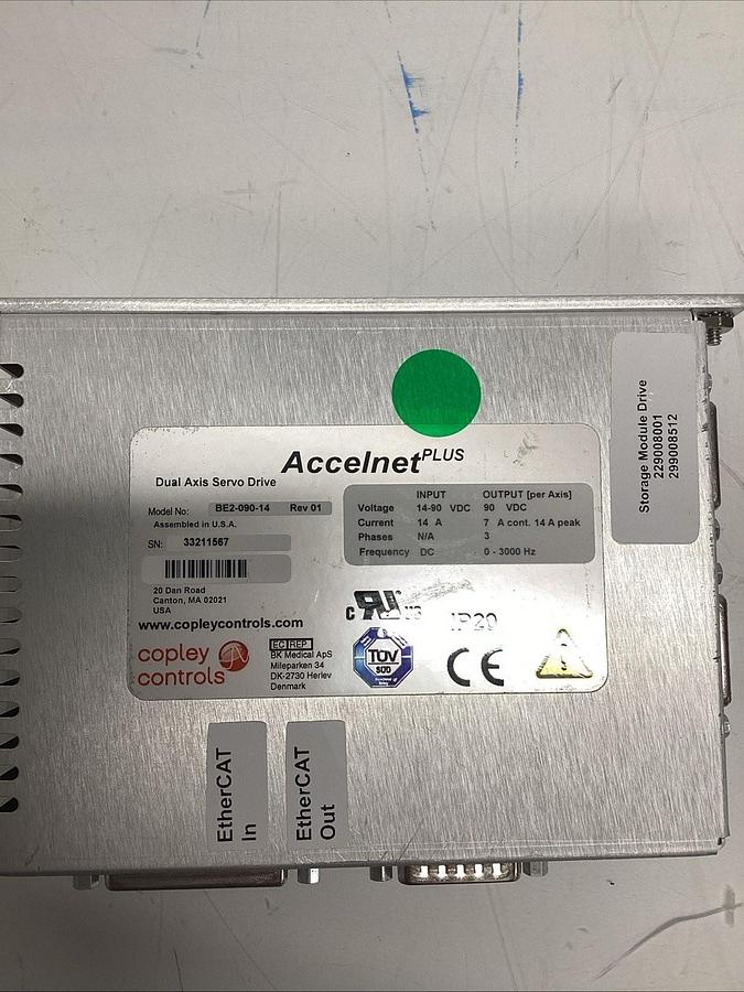 Copley Controls 800-1831 Dual Axis Servo Drive Accelnet Plus Lot of 3 New