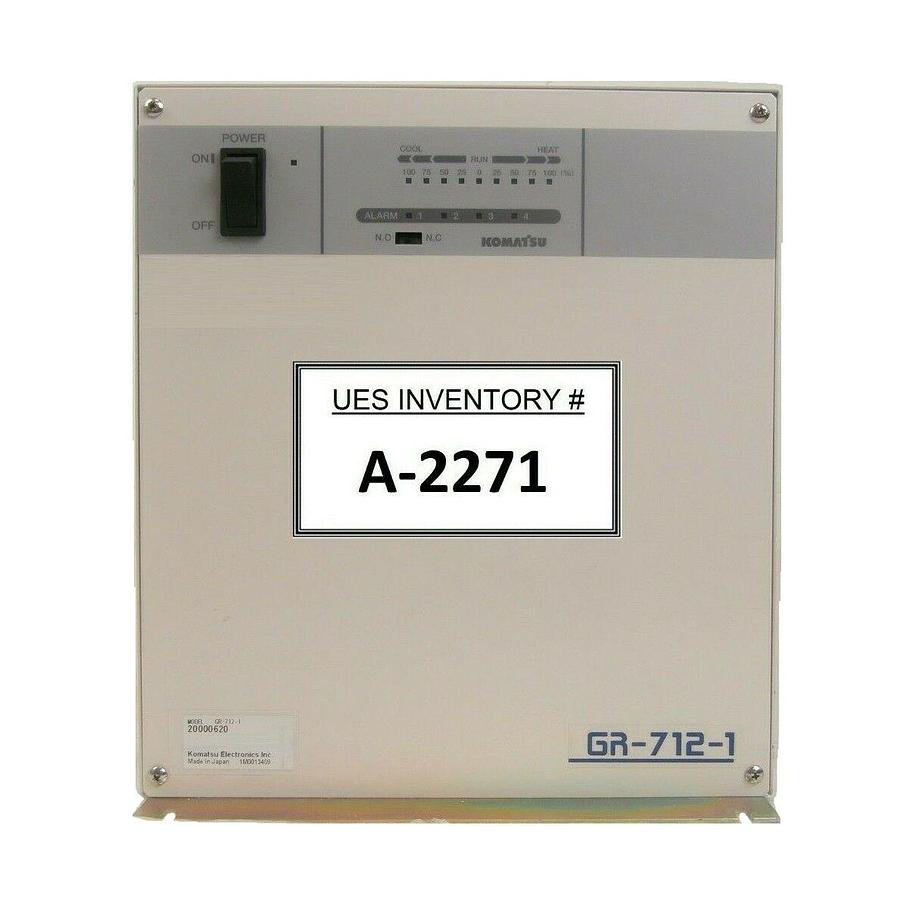 Used Komatsu Electronics 20000620 Heat Exchanger Power Supply GR-712-1 Working Spare