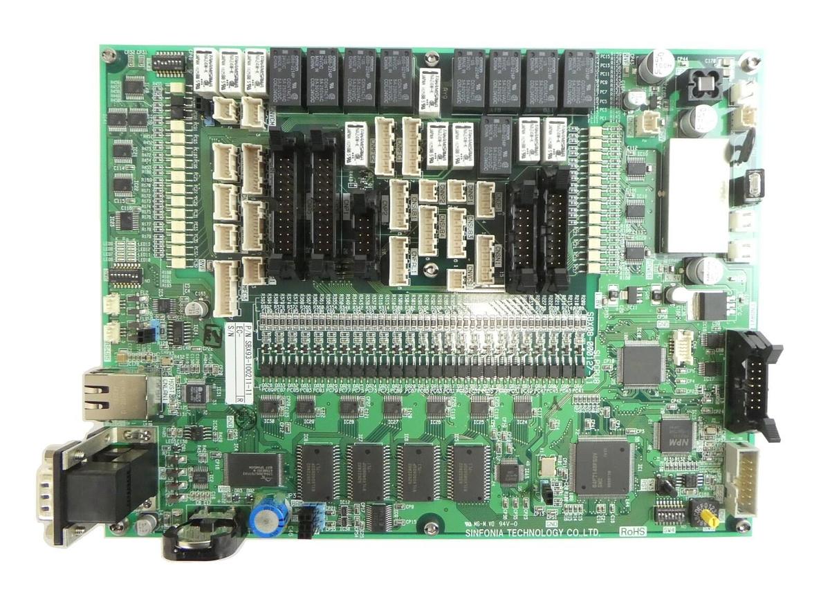 Used Sinfonia Technology SBX93-100211-11 Wafer Load Port PCB AMAT 0190-53694 Working