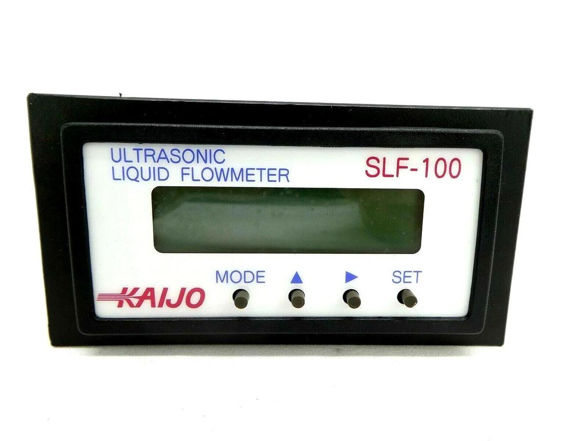 Used Kaijo Sonic SLF-100A SLF-100 Ultrasonic Flowmeter Reseller Lot of 2 Working