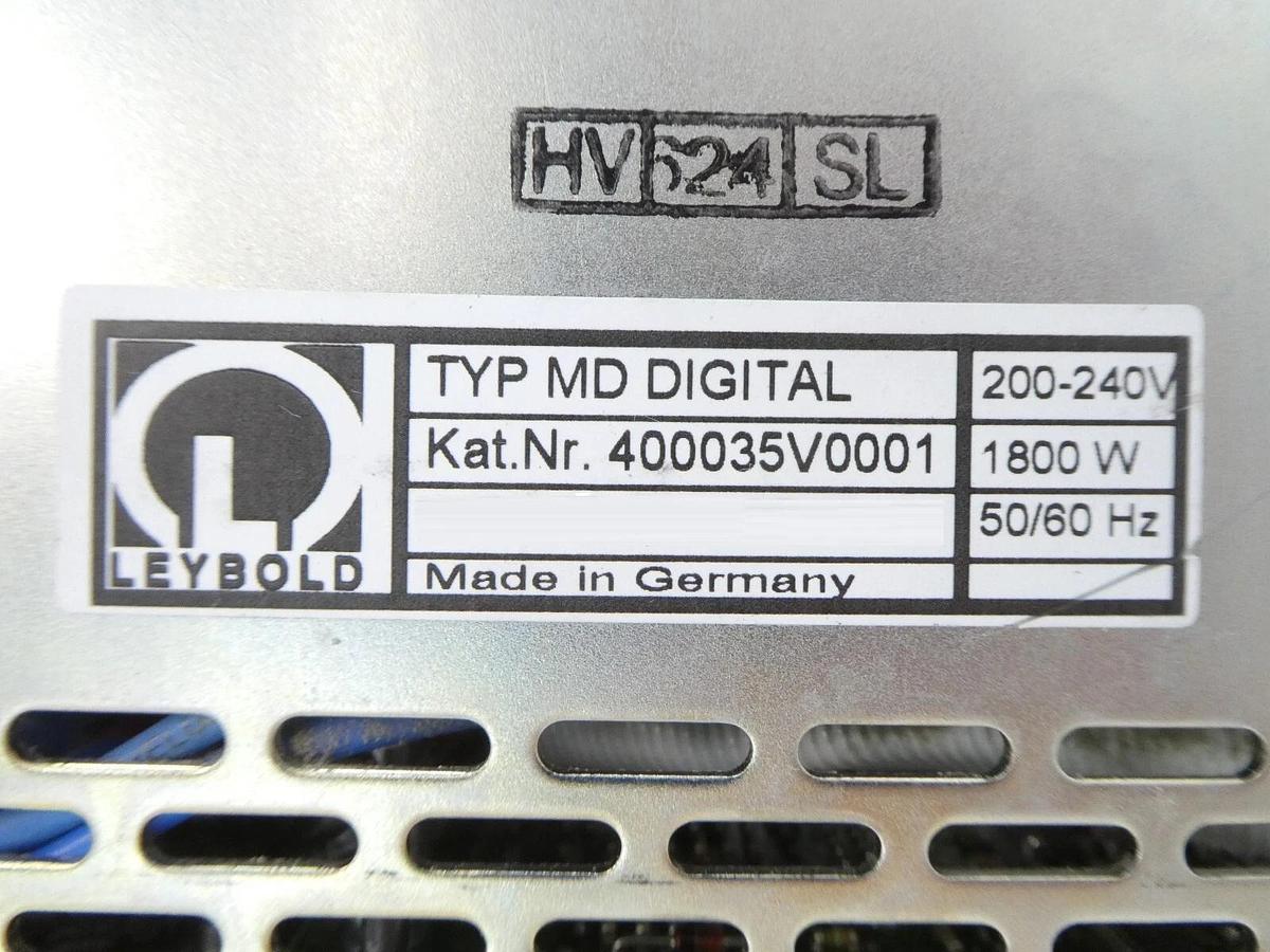 Used Leybold 400035V0001 Turbomolecular Pump Controller MAG.DRIVE digital Surplus