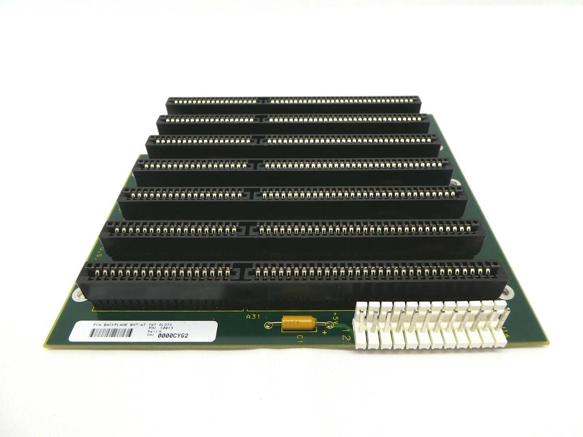 Used Texas Microsystems 10813 PCA Backplane PCB BM7-AT 7AT Slots SVG 90S DUV Spare