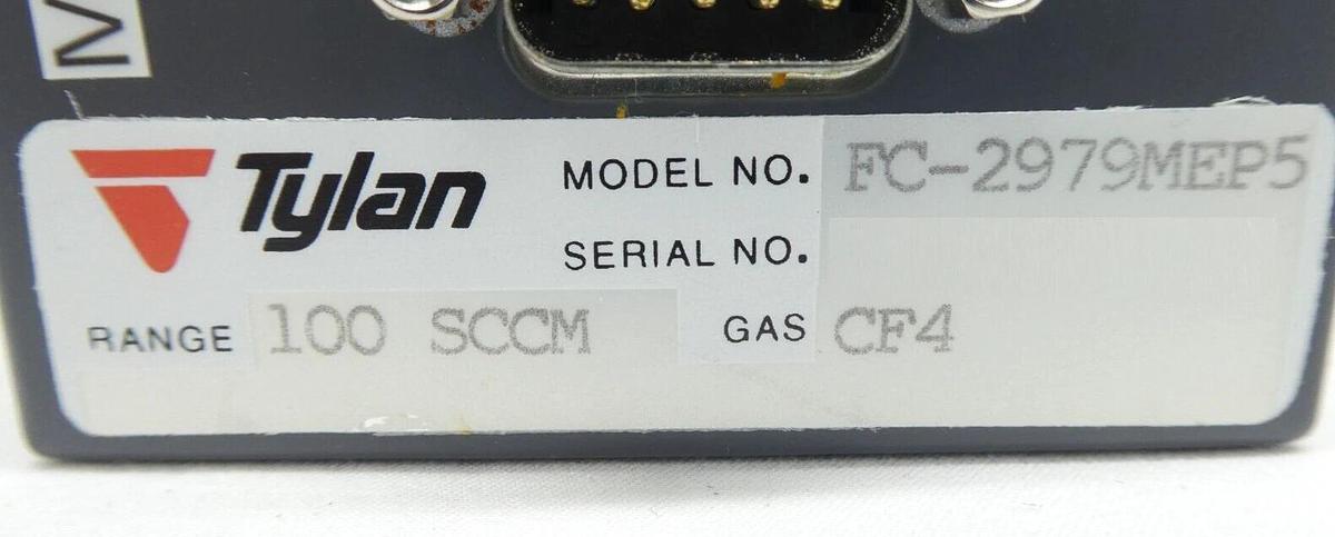 Used Tylan FC-2979MEP5 Mass Flow Controller MFC 100 SCCM CF4 Reseller Lot of 5 Spare