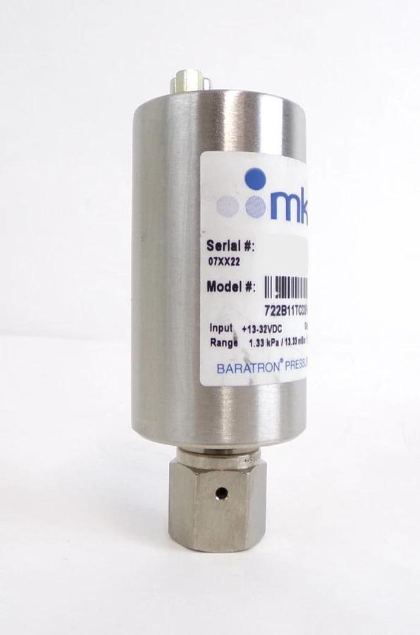 Used MKS Instruments 722B11TCD2FA Baratron Pressure Transducer 722B Lot of 3 Surplus