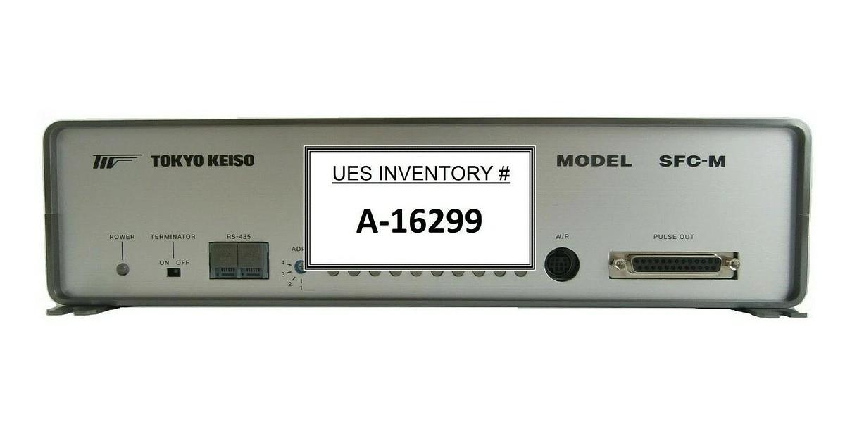 Used Tokyo Keiso SFC-M 5-Channel Flowmeter Signal Converter TEL Lithius Working Spare