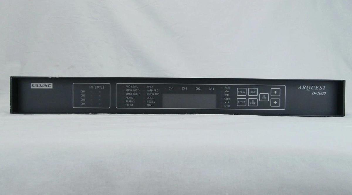 Used Ulvac Technologies 310003B3 Arc Monitor ARQUEST D-1000 Used Working