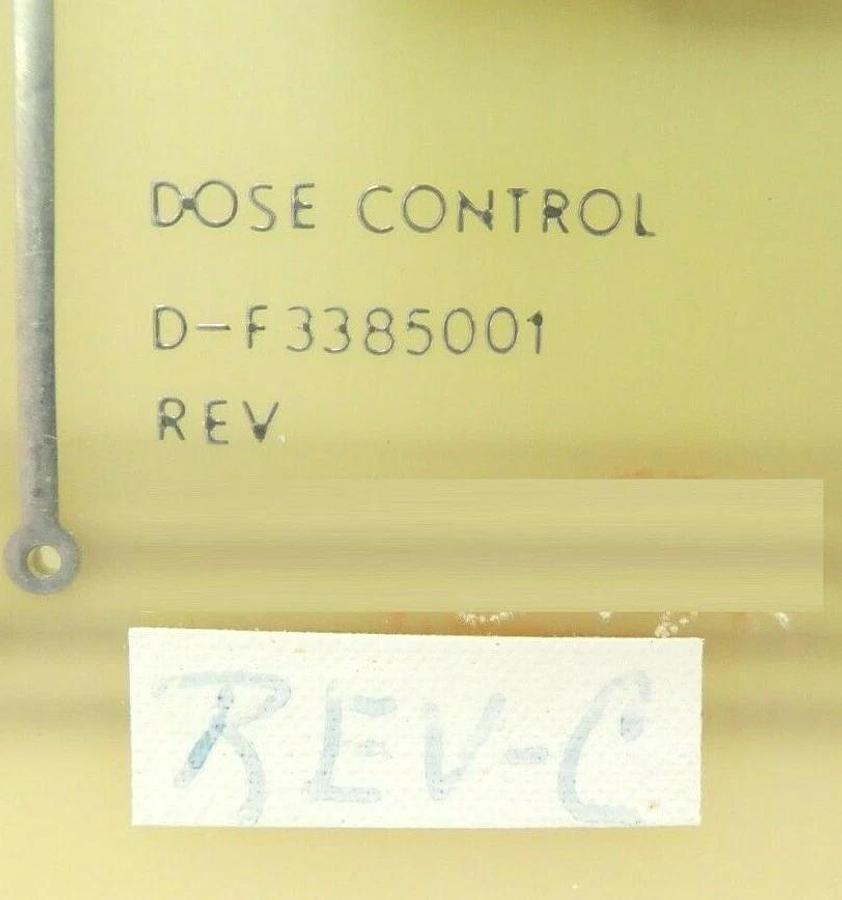 Used Varian Semiconductor VSEA D-F3385001 PCB Card Dose Control Rev. C Working Spare