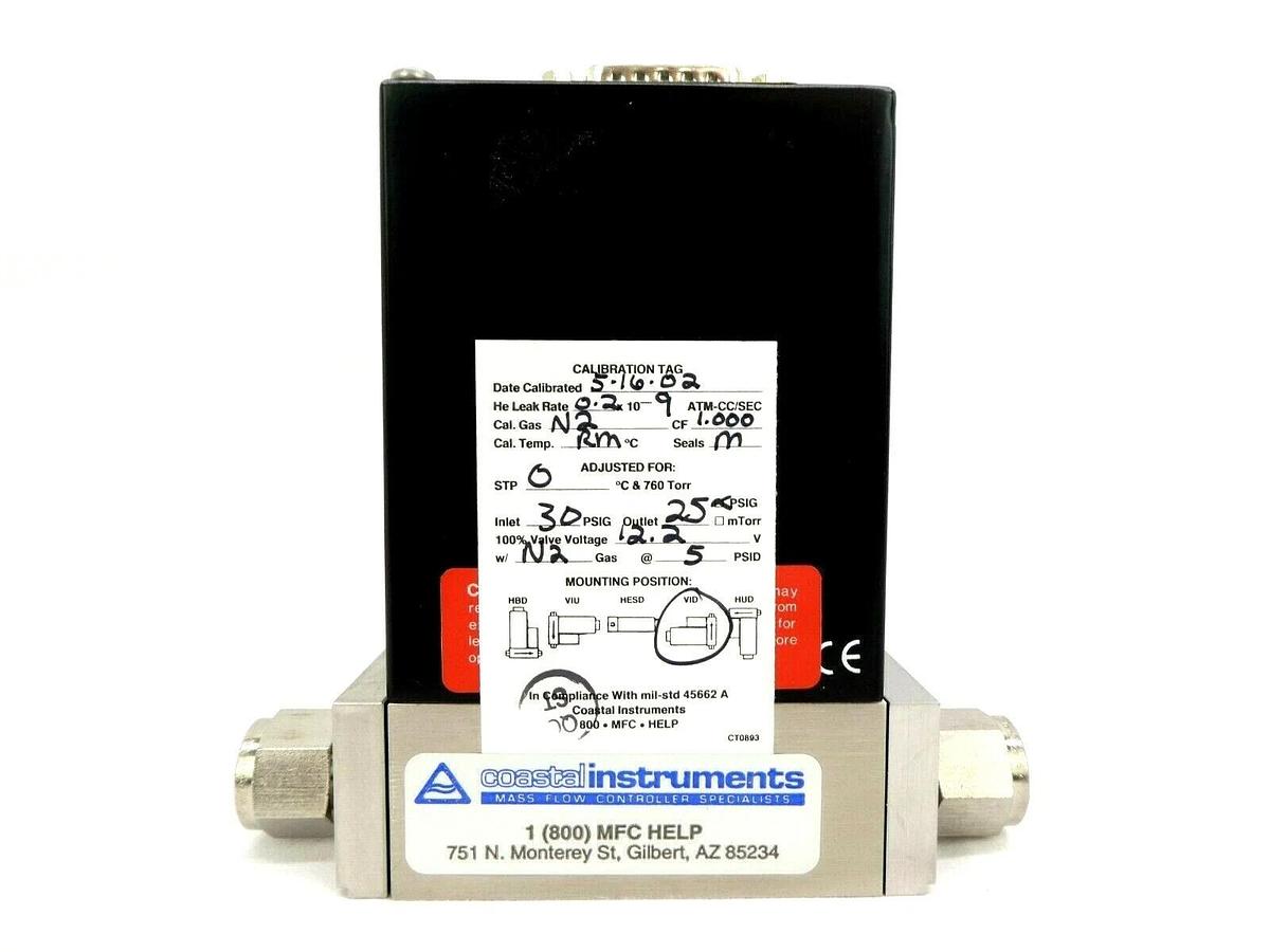 Refurbished Tylan FC-2901MEP Mass Flow Controller MFC 5 SLM N2 2900 Series Refurbished