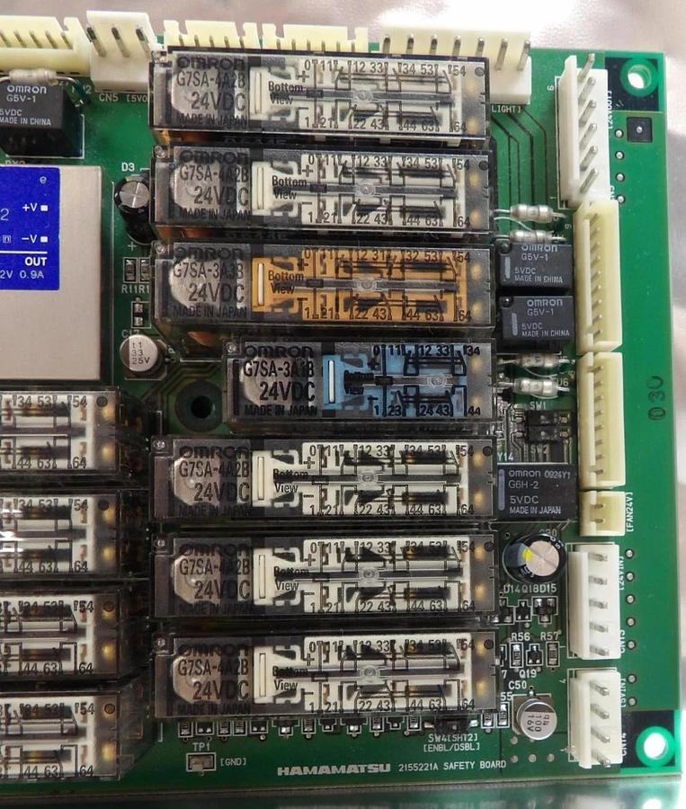 Used Hamamatsu 2155221A Safety Board PCB C8454 Laser Scan Controller Working