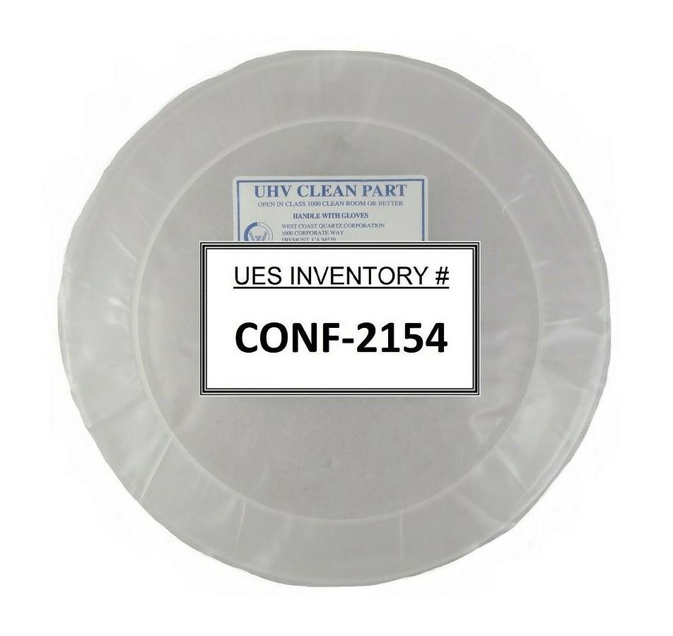 Refurbished TEL Tokyo Electron 1D05-300117C11 Quartz Ring F-8S-Q-260-6H Refurbished