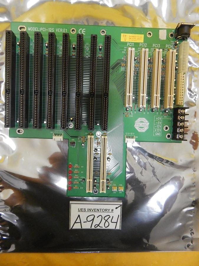 Used PCI Industrial Computers PCI-12S Backplane Board PCB Used Working
