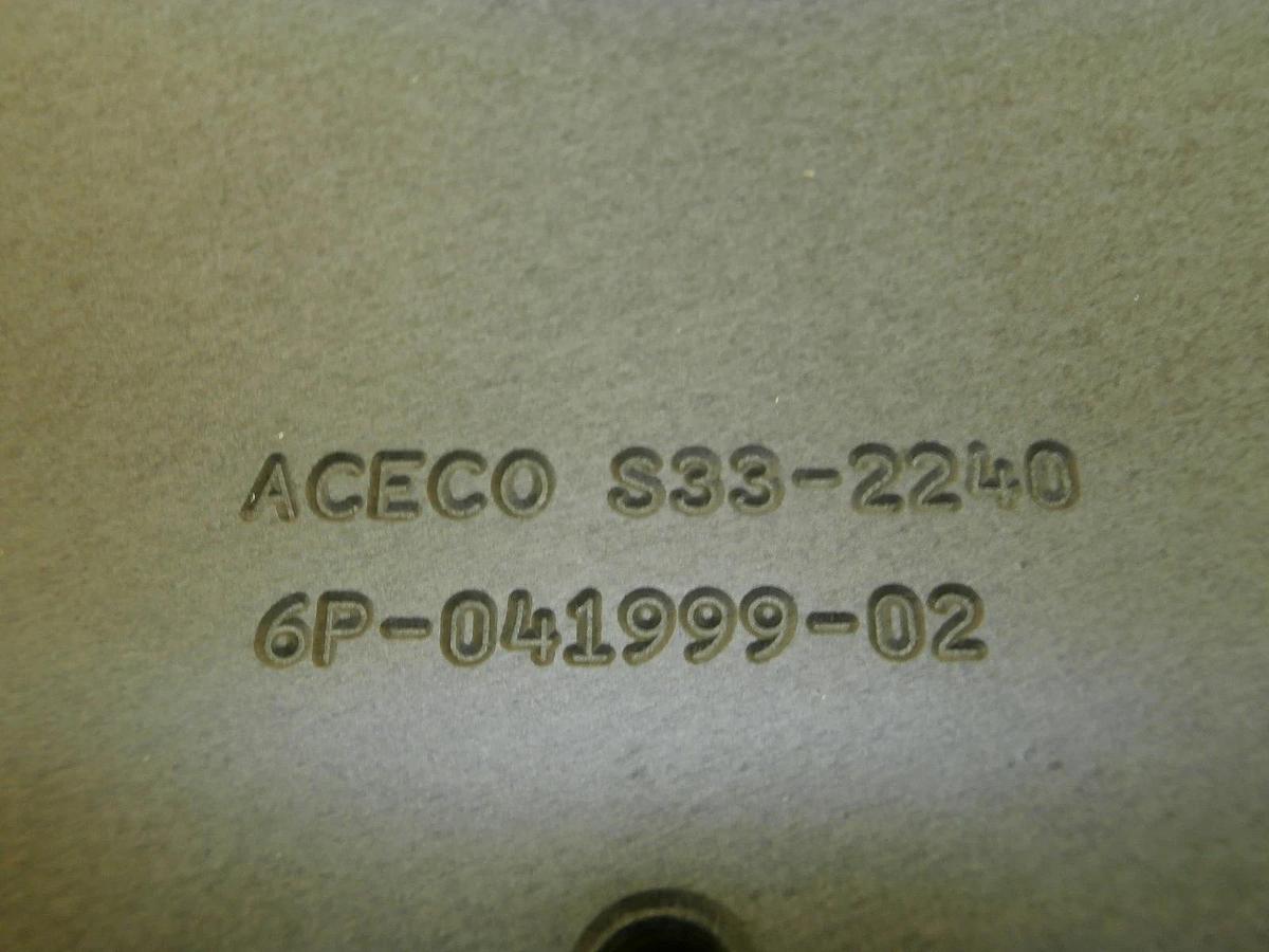 Used AceCo S33-2240 300mm Susceptor Pedestal Heater Assembly Copper Cu Working