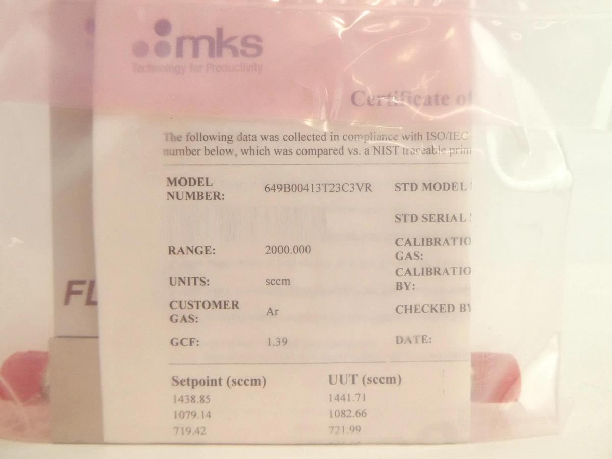 MKS Instruments 649B00413T23C3VR Pressure Controller Type 649 New Surplus
