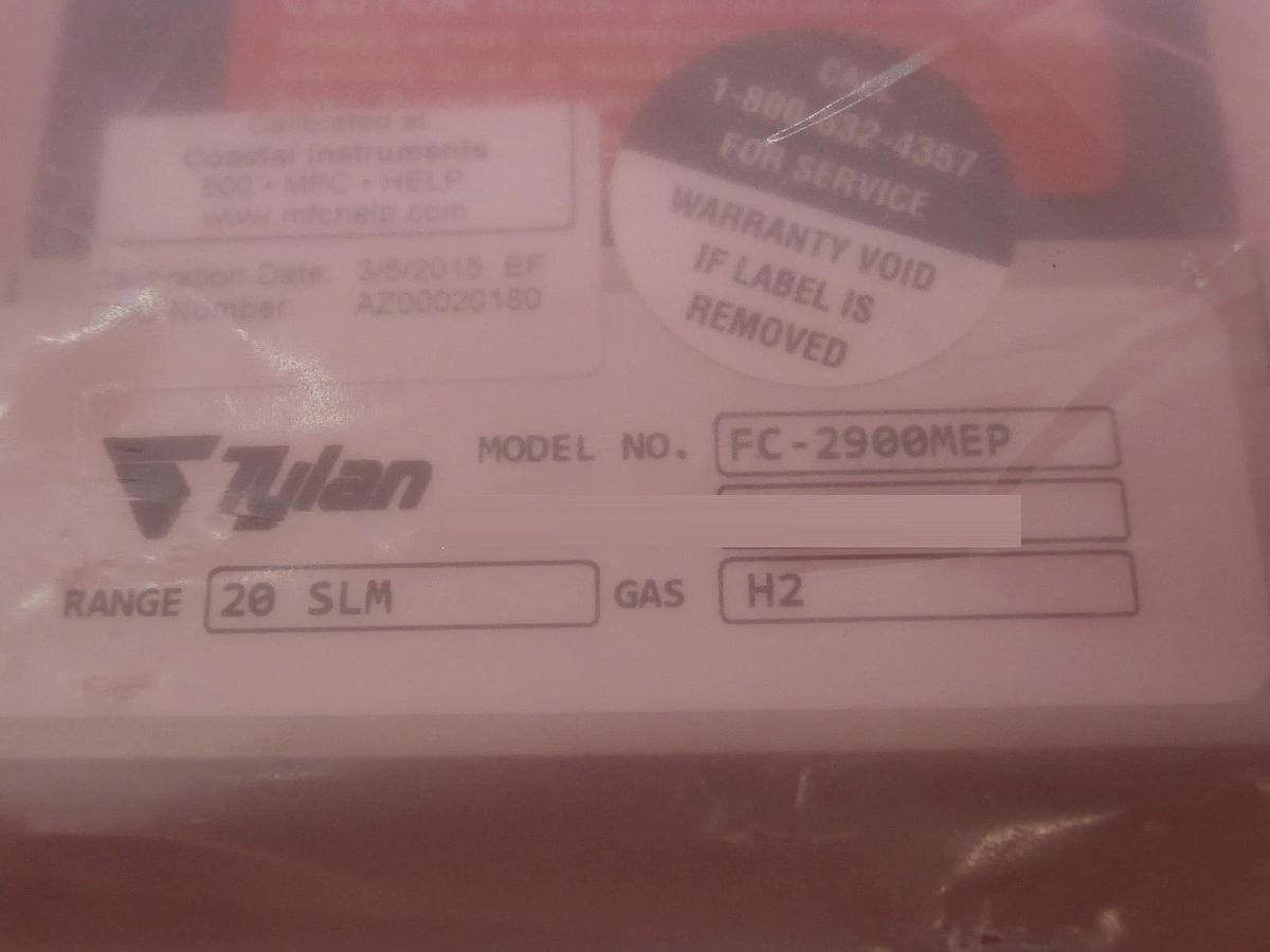 Refurbished Tylan FC-2900MEP Mass Flow Controller MFC 2900 Series 20 SLM H2 Refurbished