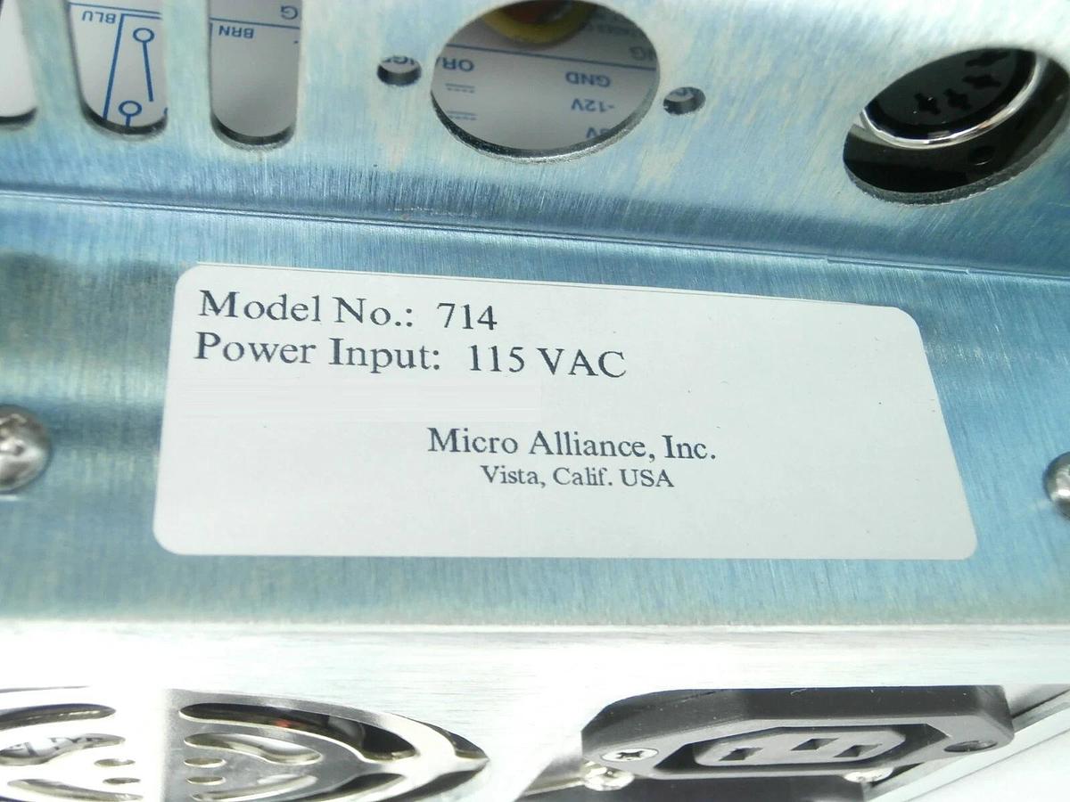 Used Micro Alliance 714 System Control Computer 03-0021-101 Plasma-Therm Clusterlock