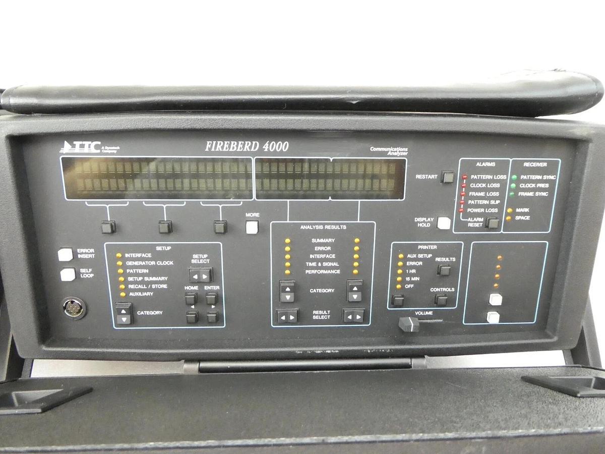 Used TTC Fireberd Communications Analyzer Reseller Lot of 2 4000 6000A Spare Surplus