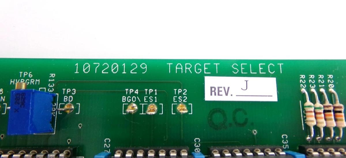 Used Brookhaven Instruments 10720129 Target Select PCB Card SCANMASTER II Working
