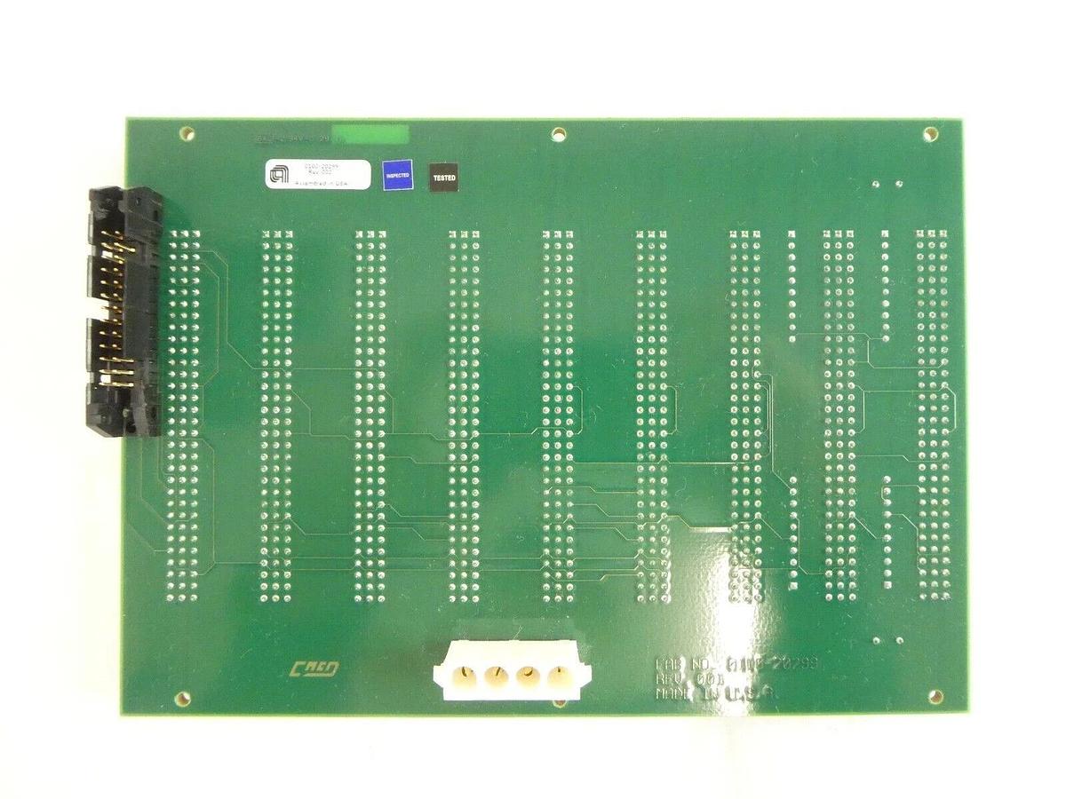Used AMAT Applied Materials 0100-20299 DI/O Backplane PCB Assembly Working Surplus