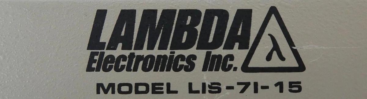 Used Lambda LIS-71-15 Power Supply AMAT 1140-00078 Reseller Lot of 3 Working Surplus